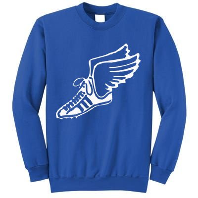 Running Shoe With Wings Track And Field Sneaker Sweatshirt