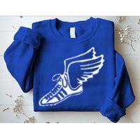 Running Shoe With Wings Track And Field Sneaker Sweatshirt