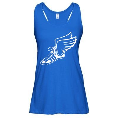 Running Shoe With Wings Track And Field Sneaker Ladies Essential Flowy Tank