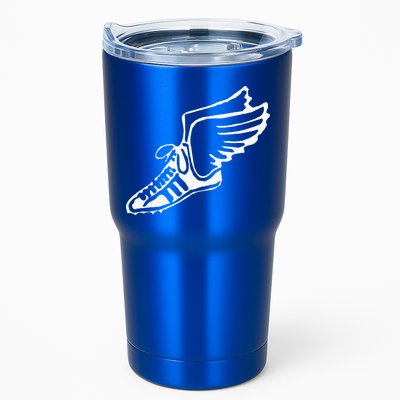 Running Shoe With Wings Track And Field Sneaker Tumbler