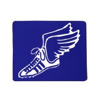 Running Shoe With Wings Track And Field Sneaker Mousepad