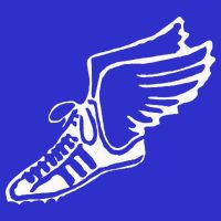 Running Shoe With Wings Track And Field Sneaker Mousepad