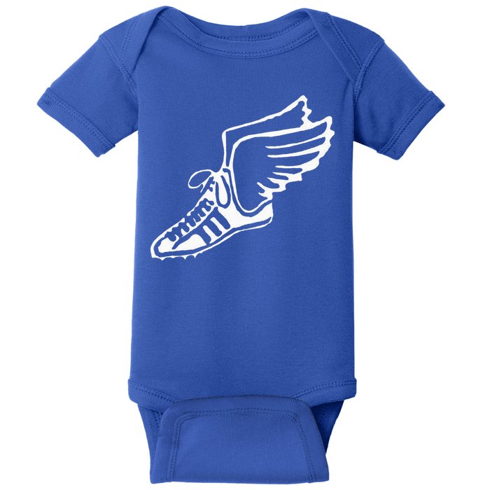 Running Shoe With Wings Track And Field Sneaker Baby Bodysuit