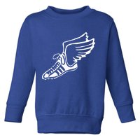 Running Shoe With Wings Track And Field Sneaker Toddler Sweatshirt
