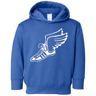 Running Shoe With Wings Track And Field Sneaker Toddler Hoodie