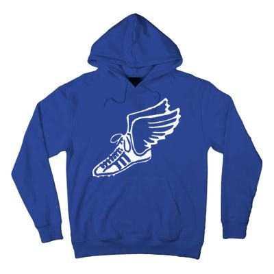 Running Shoe With Wings Track And Field Sneaker Tall Hoodie