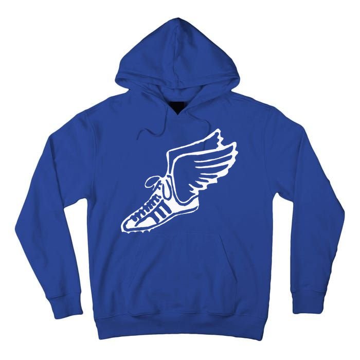 Running Shoe With Wings Track And Field Sneaker Tall Hoodie