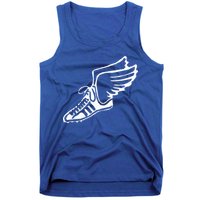 Running Shoe With Wings Track And Field Sneaker Tank Top