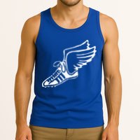 Running Shoe With Wings Track And Field Sneaker Tank Top