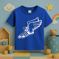 Running Shoe With Wings Track And Field Sneaker Toddler T-Shirt