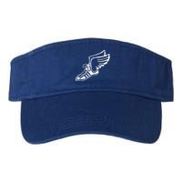 Running Shoe With Wings Track And Field Sneaker Visor