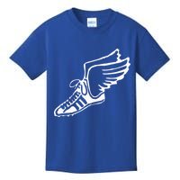 Running Shoe With Wings Track And Field Sneaker Kids T-Shirt