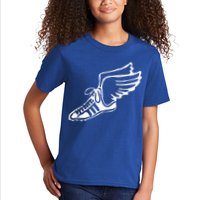 Running Shoe With Wings Track And Field Sneaker Kids T-Shirt
