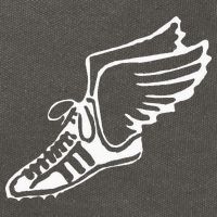 Running Shoe With Wings Track And Field Sneaker Cotton Canvas Backpack