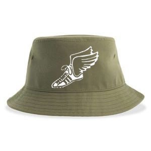 Running Shoe With Wings Track And Field Sneaker Sustainable Bucket Hat