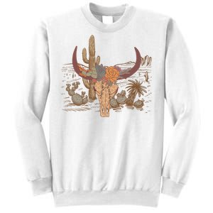 Rodeo Sweatshirt Western Skull Sweatshirt