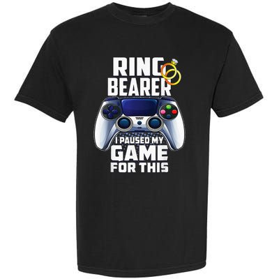 Ring Security Wedding Ring Bearer Groomsman Proposal Gifts Garment-Dyed Heavyweight T-Shirt