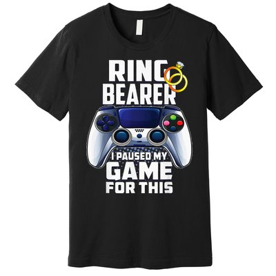 Ring Security Wedding Ring Bearer Groomsman Proposal Gifts Premium T-Shirt