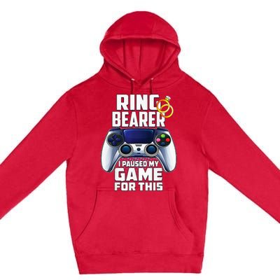 Ring Security Wedding Ring Bearer Groomsman Proposal Gifts Premium Pullover Hoodie