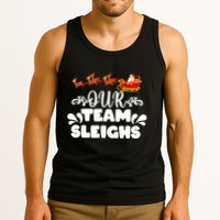 Reindeers SantaS Workers Our Team Sleighs Xmas Tank Top