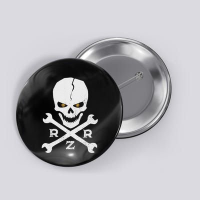 Rzr Skull With Razor Sxs Accessories Crossbones For Atv Utv Button