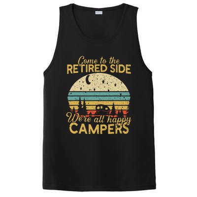 Retired Side WeRe Happy Campers Retiret PosiCharge Competitor Tank