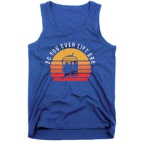 Retro Skiing Winter Sports Gift Skier Mountains Vintage Skiing Gift Tank Top