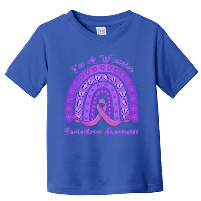 Rainbow Sarcoidosis Warrior Unbreakable Purple Awareness Tee Gift Toddler T-Shirt