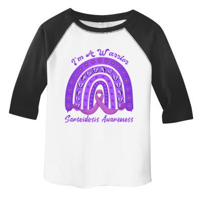 Rainbow Sarcoidosis Warrior Unbreakable Purple Awareness Tee Gift Toddler Fine Jersey T-Shirt