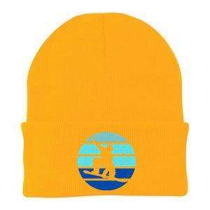 Retro Snowboarding Winter Sport Knit Cap Winter Beanie