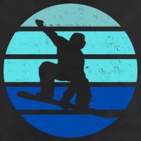 Retro Snowboarding Winter Sport Cool Comfort Performance Bucket Hat