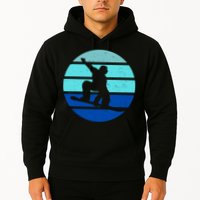 Retro Snowboarding Winter Sport Hoodie