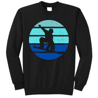 Retro Snowboarding Winter Sport Sweatshirt