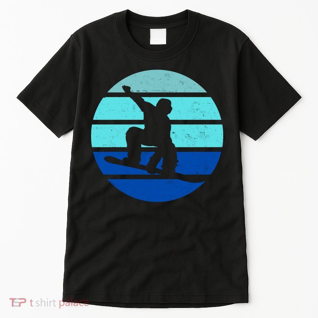 Retro Snowboarding Winter Sport Tall T-Shirt