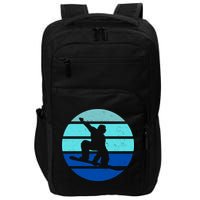 Retro Snowboarding Winter Sport Impact Tech Backpack
