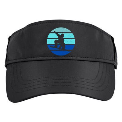 Retro Snowboarding Winter Sport Adult Drive Performance Visor
