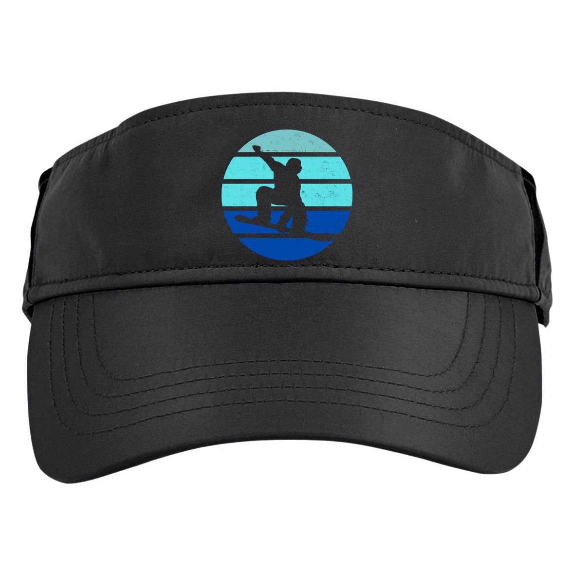 Retro Snowboarding Winter Sport Adult Drive Performance Visor