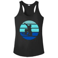 Retro Snowboarding Winter Sport Ladies PosiCharge Competitor Racerback Tank