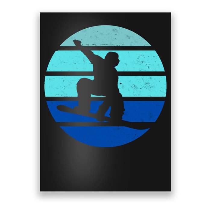 Retro Snowboarding Winter Sport Poster