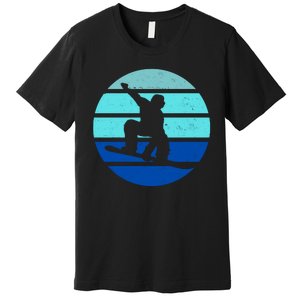 Retro Snowboarding Winter Sport Premium T-Shirt