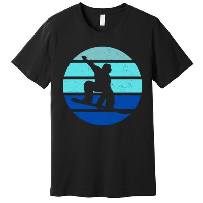 Retro Snowboarding Winter Sport Premium T-Shirt