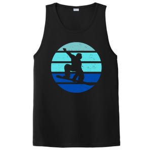 Retro Snowboarding Winter Sport PosiCharge Competitor Tank