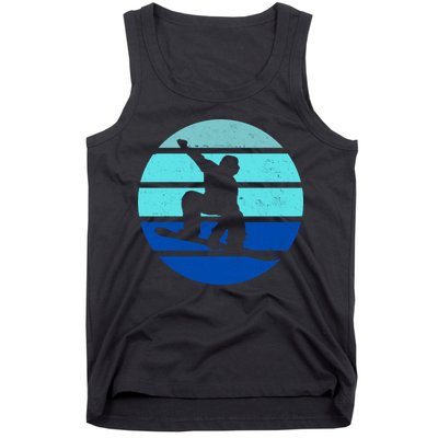 Retro Snowboarding Winter Sport Tank Top