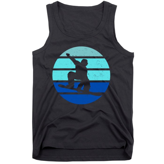 Retro Snowboarding Winter Sport Tank Top