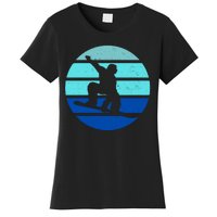 Retro Snowboarding Winter Sport Women's T-Shirt