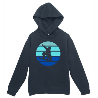 Retro Snowboarding Winter Sport Urban Pullover Hoodie