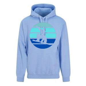 Retro Snowboarding Winter Sport Unisex Surf Hoodie