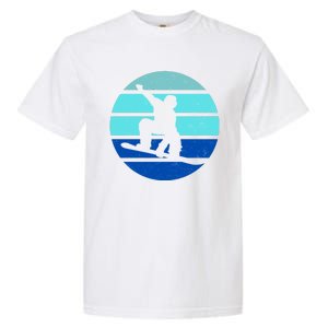 Retro Snowboarding Winter Sport Garment-Dyed Heavyweight T-Shirt