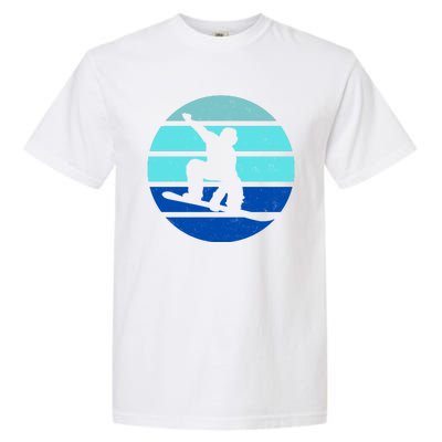 Retro Snowboarding Winter Sport Garment-Dyed Heavyweight T-Shirt