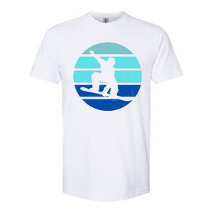 Retro Snowboarding Winter Sport Softstyle CVC T-Shirt